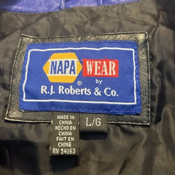 SOLD - NAPA Genuine Leather Racing Jacket - Picture 14 of 16